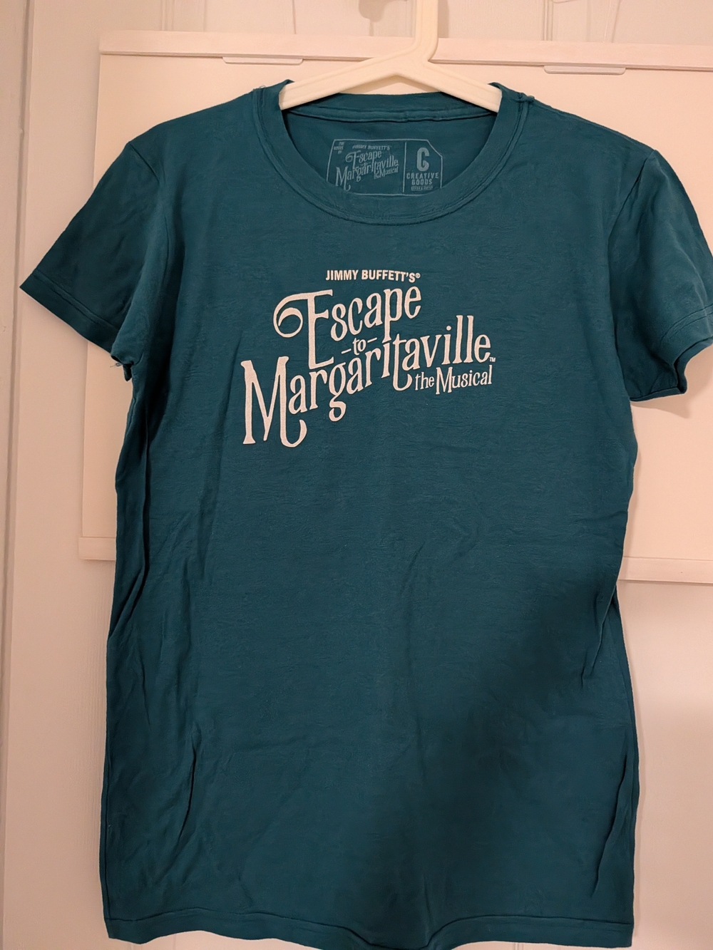 Escape to Margaritaville Teal Short Sleeve Women's Tee